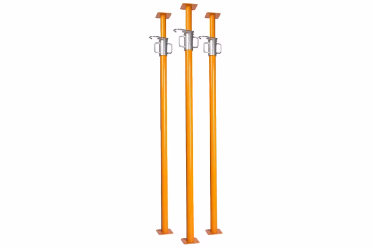 Powder-coated construction prop