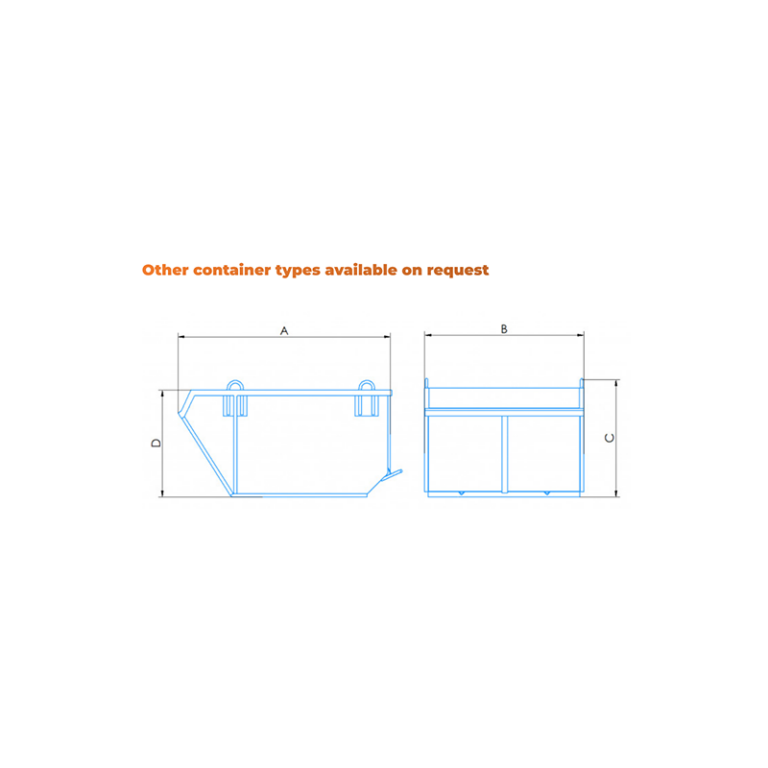 RUBBLE CONTAINER TYPE PU